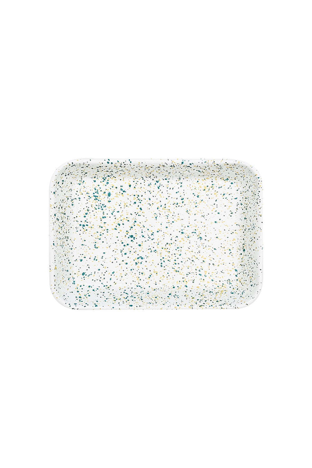 Milkyway Enamelware Large Tray Tahiti Mint