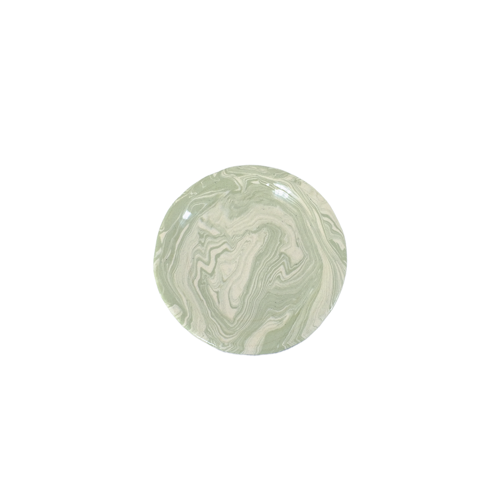 Plate Marble Sage