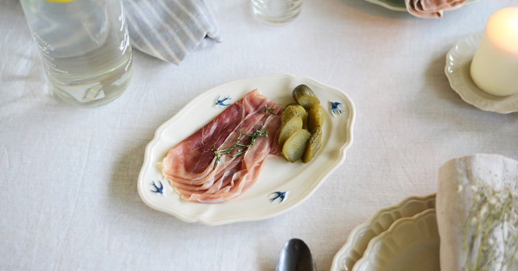 Early Bird Oval Plate L