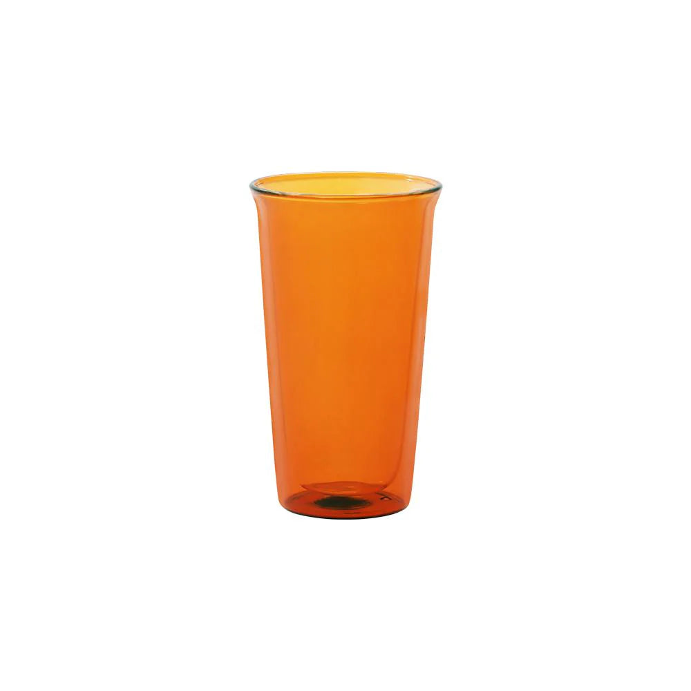 CAST AMBER double wall glass 340ml