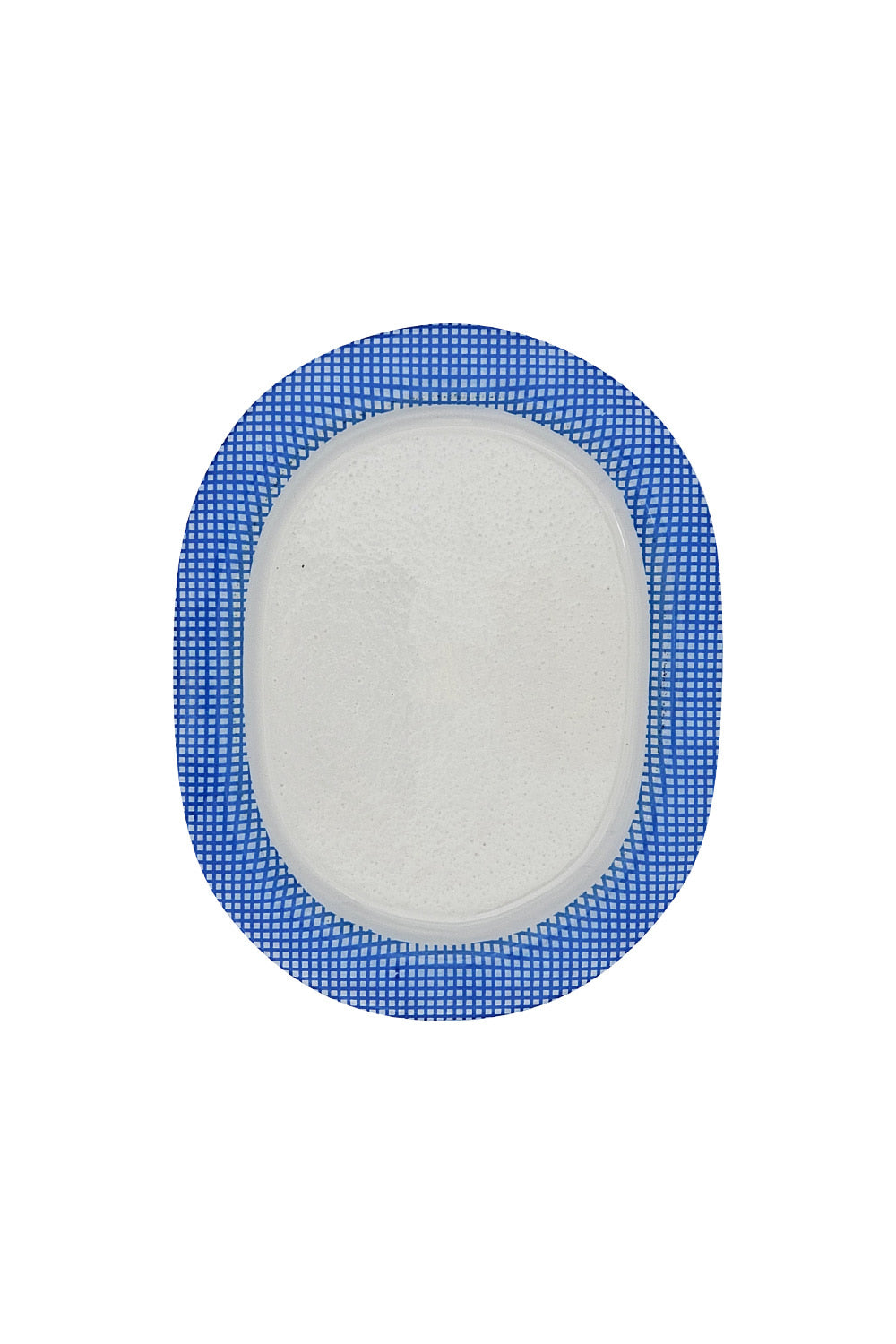 Checky Oval Plate 22cm (2 Colors)