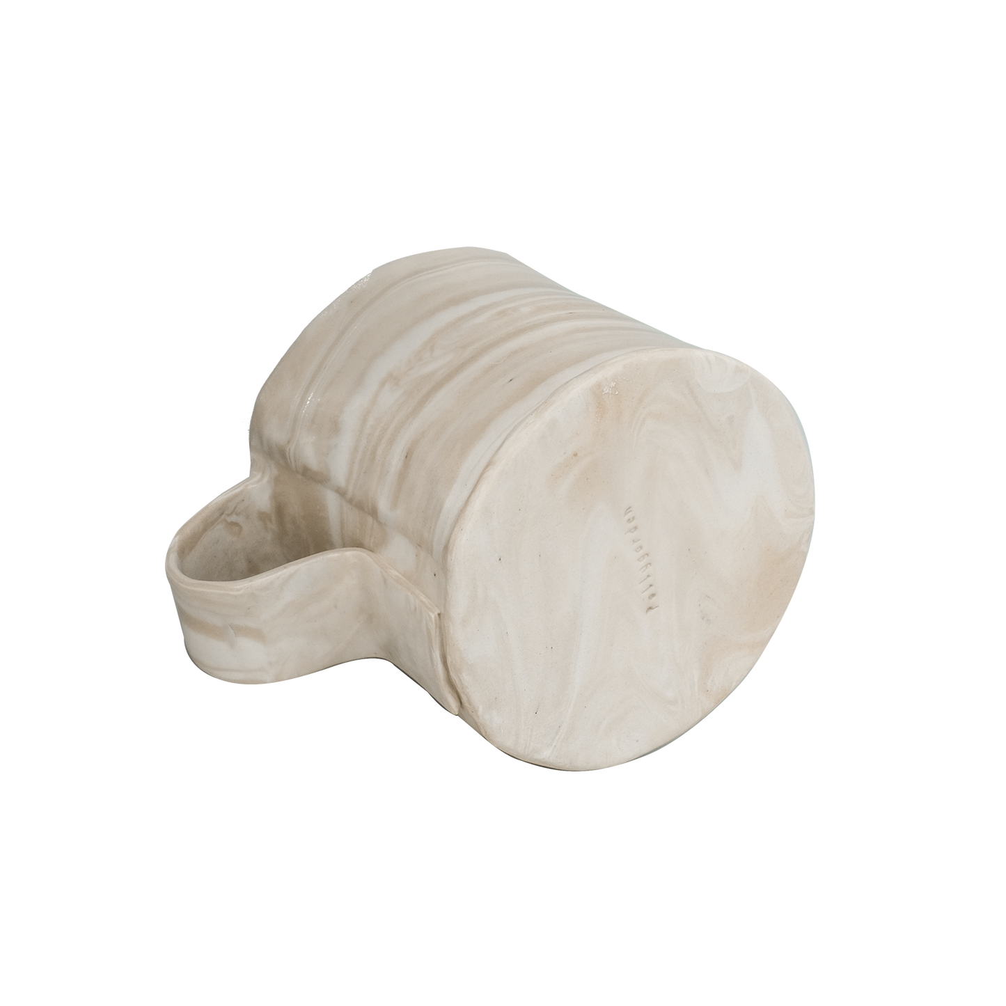 Paper Mug Marble Beige 400ml