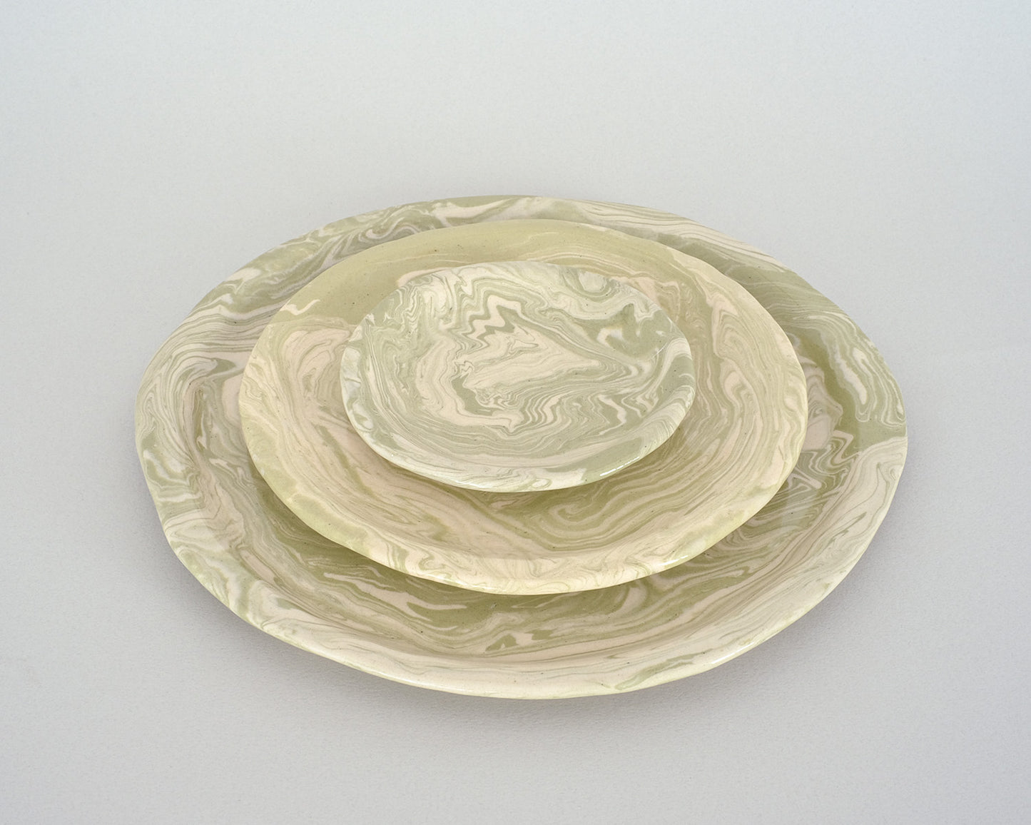 Plate Marble Sage