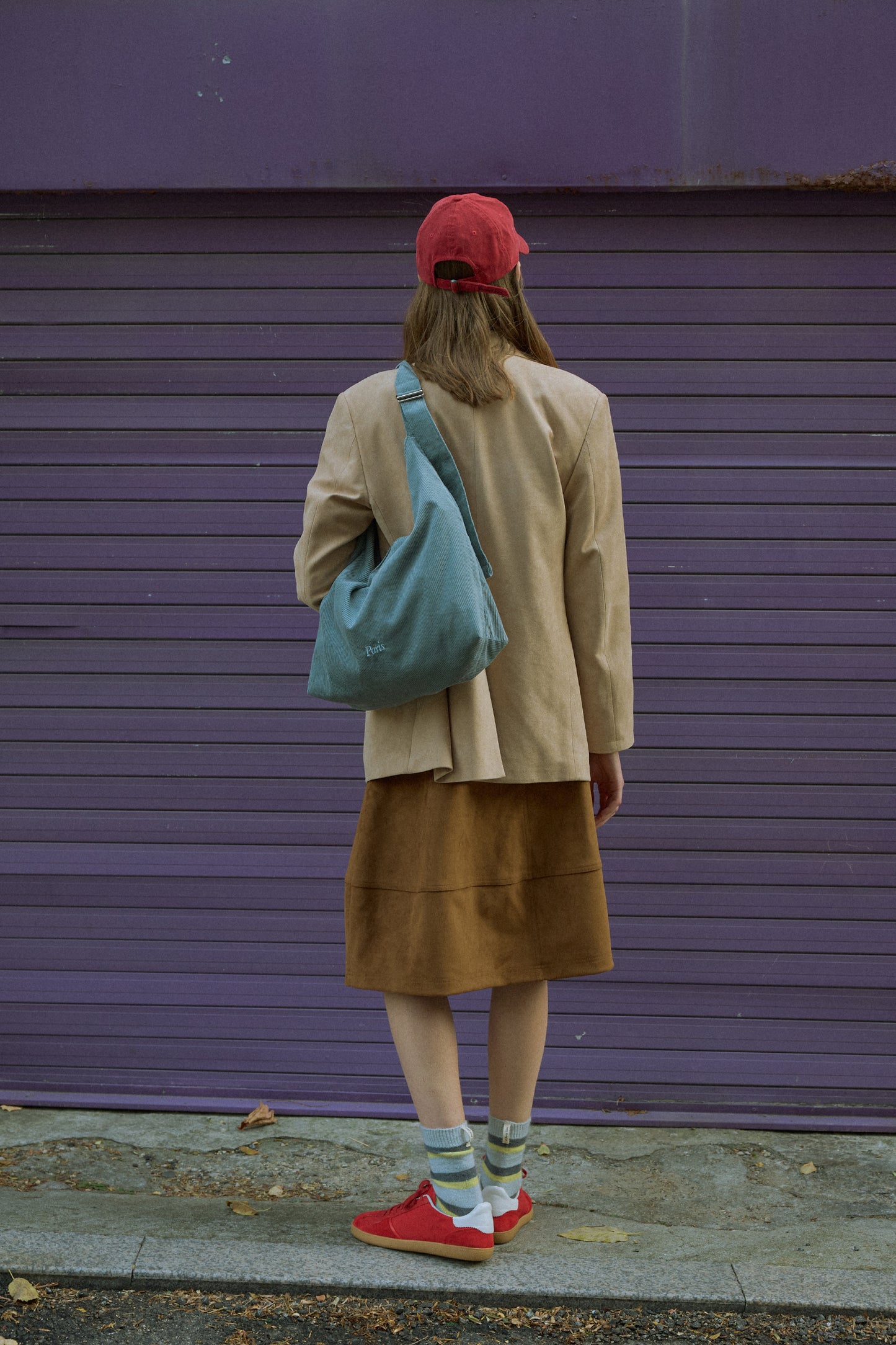 Easy-Peasy Corduroy Baseball Cap (Chilli)