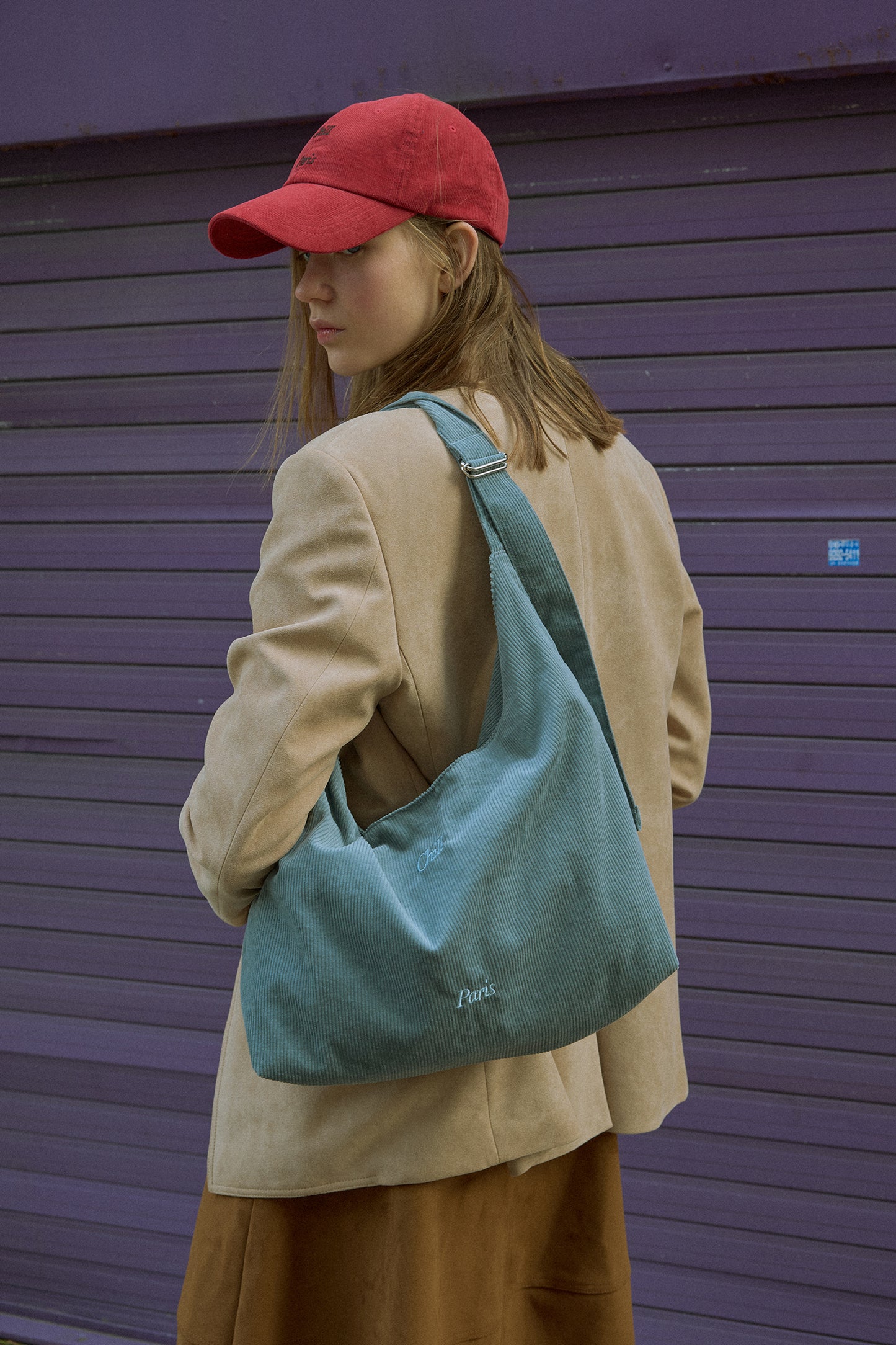 Easy-Peasy Corduroy Baseball Cap (Chilli)