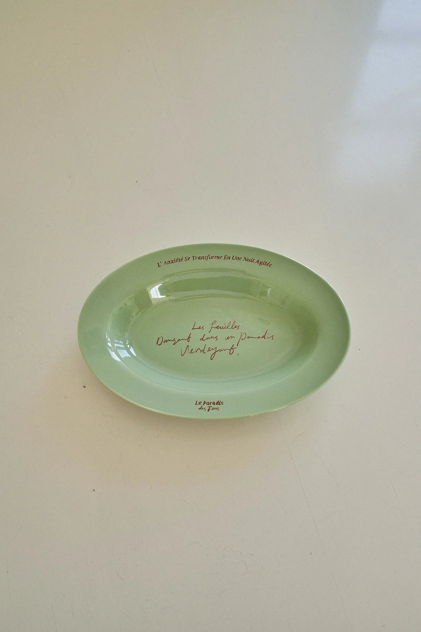 Le Paradis Oval Plate (Olive)