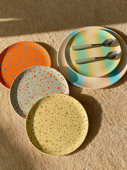 Terrazzo Side Plates - 4 set assorted
