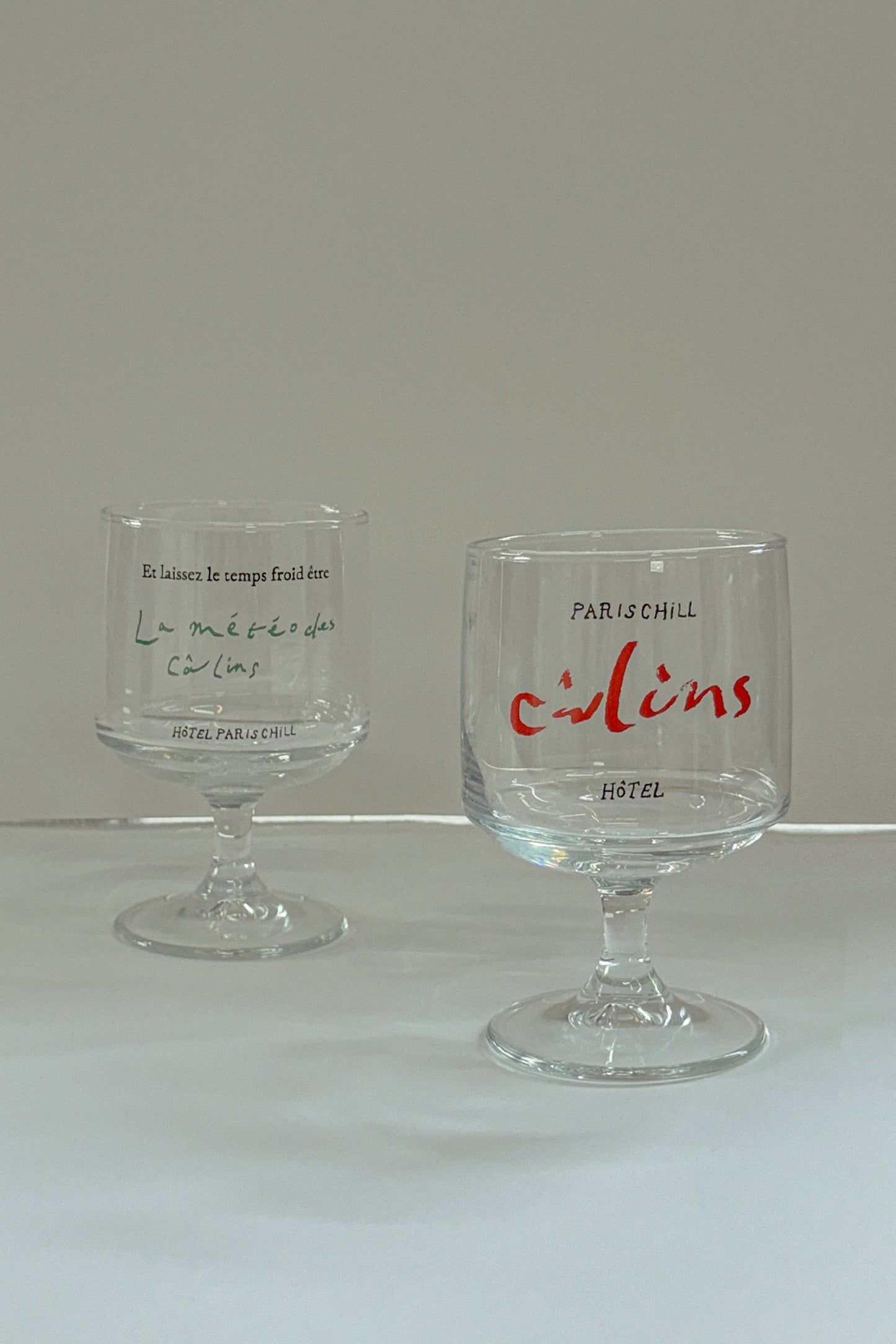 Chilly Weather Wine Glass (Green)