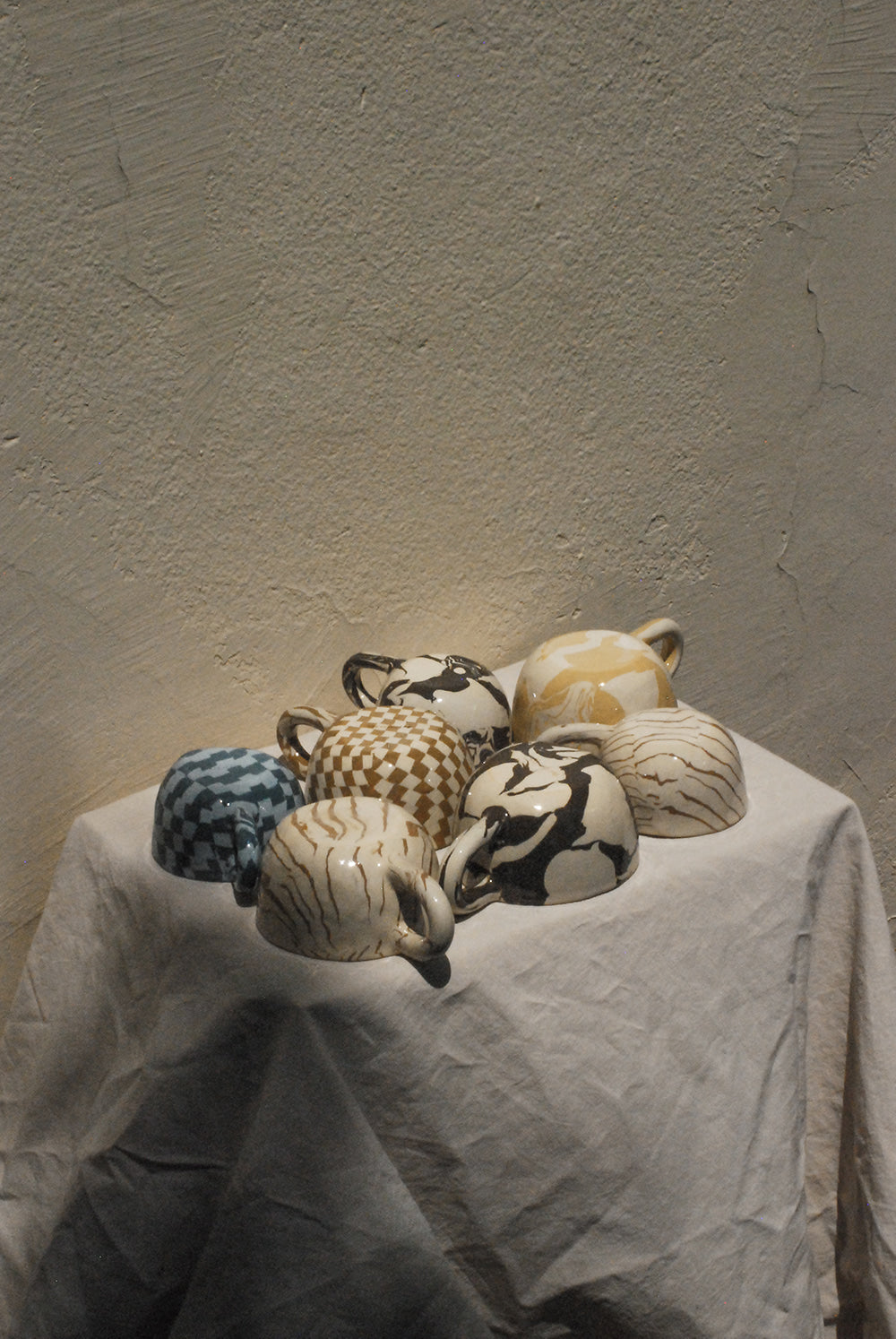 Latte Mug Check Choco 260ml