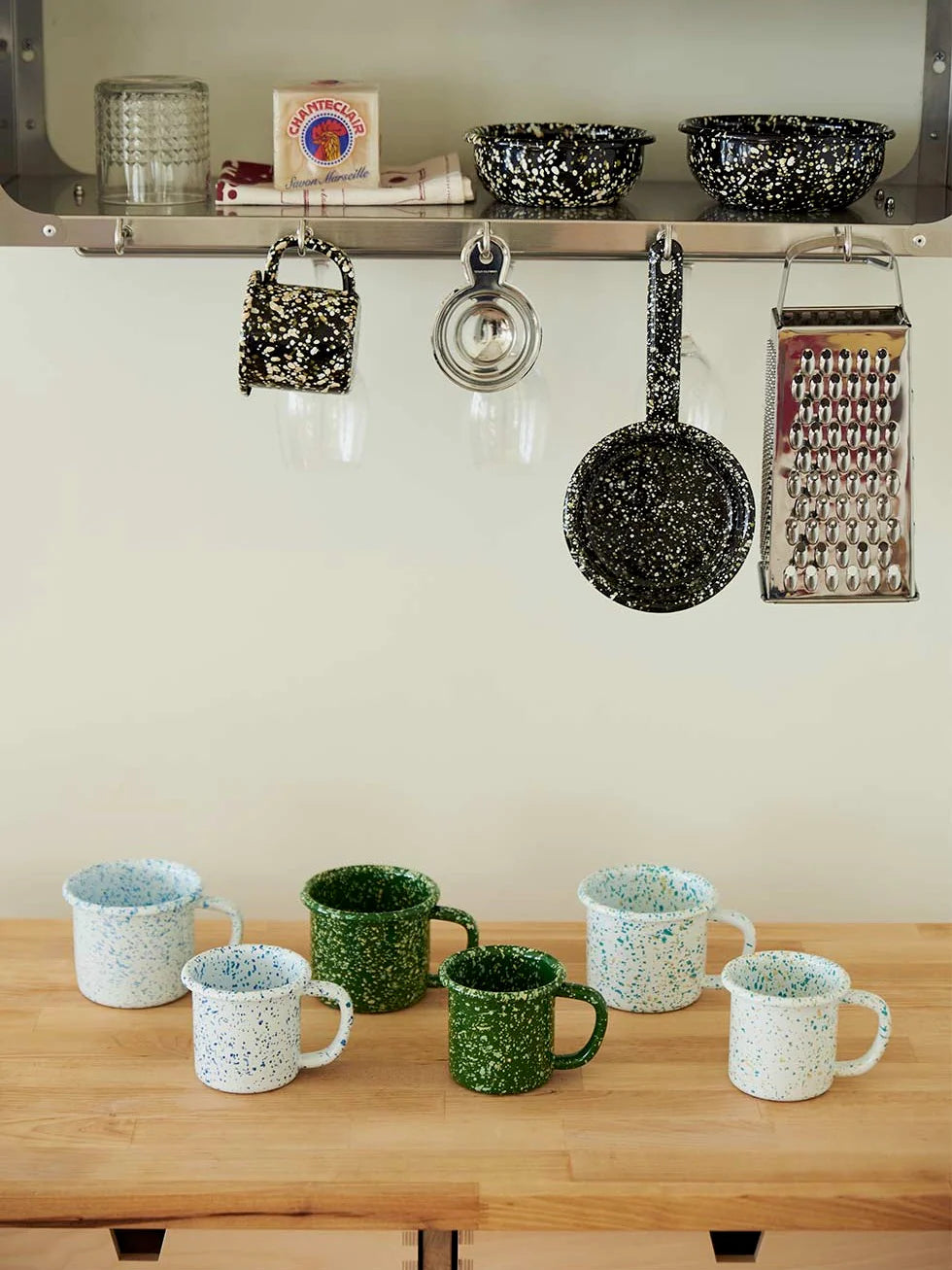 Milkyway Enamelware Mug 350ml Tahiti Mint