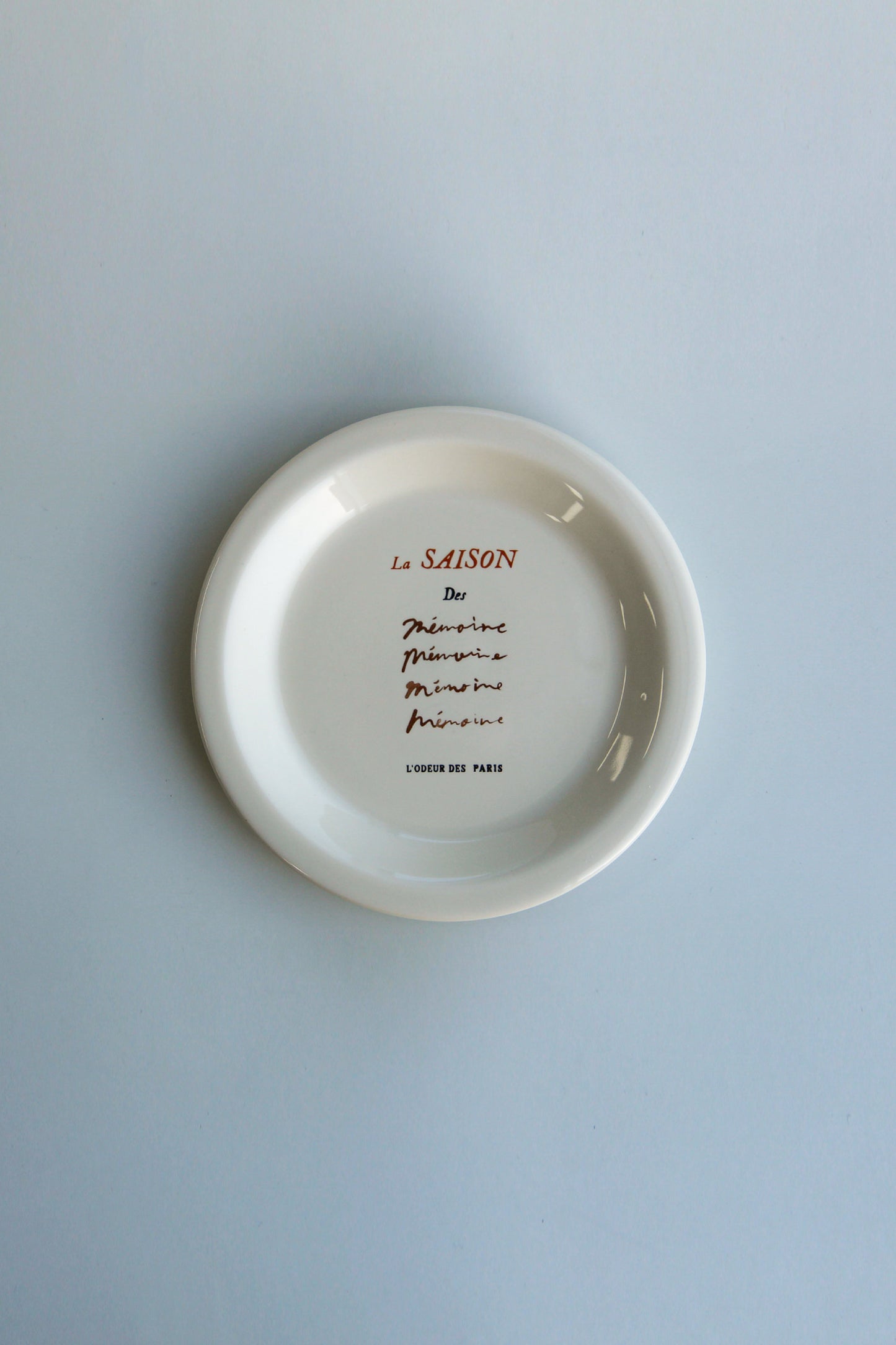 La Saison Saucer (Chilli on Linen)