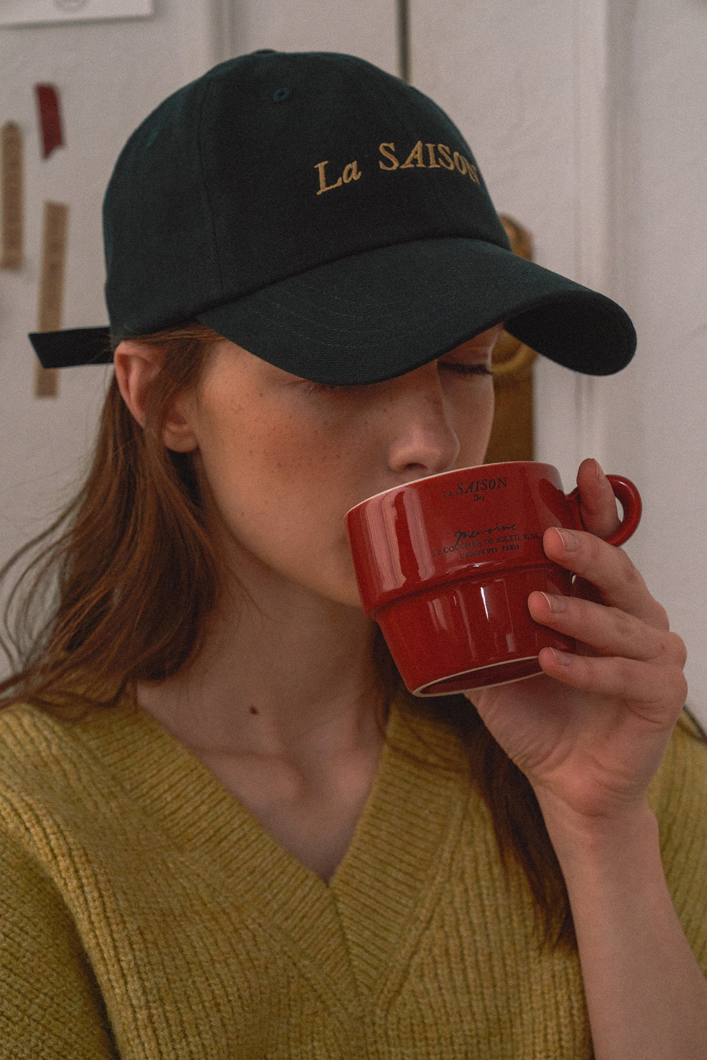 La Saison Baseball Cap (Black Leaf)