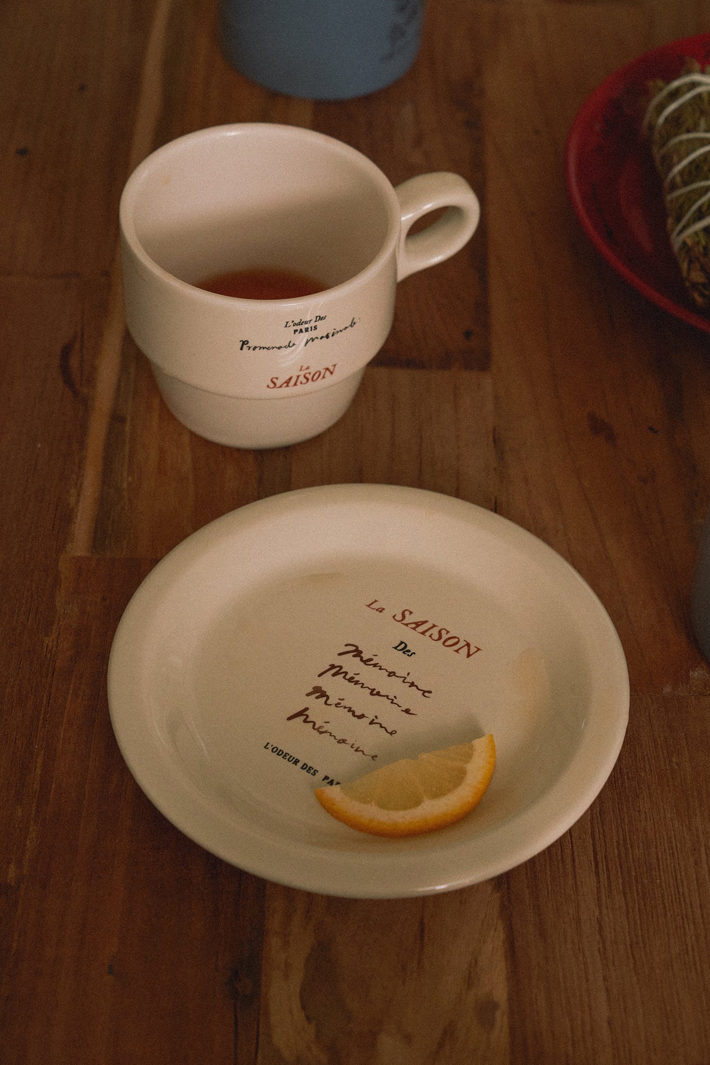 La Saison Mug (Chilli on Linen)