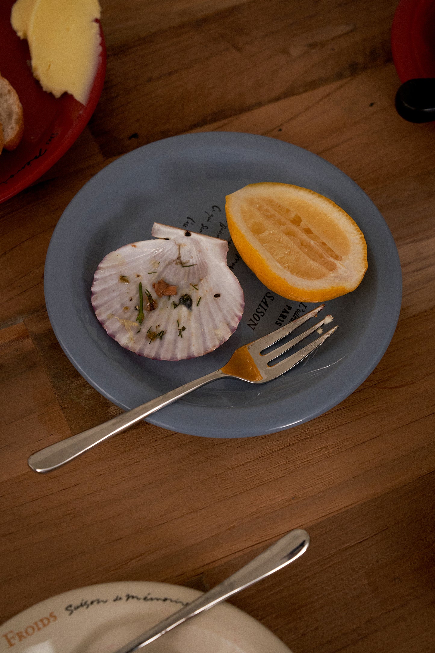 La Saison Saucer (Grey Blue)