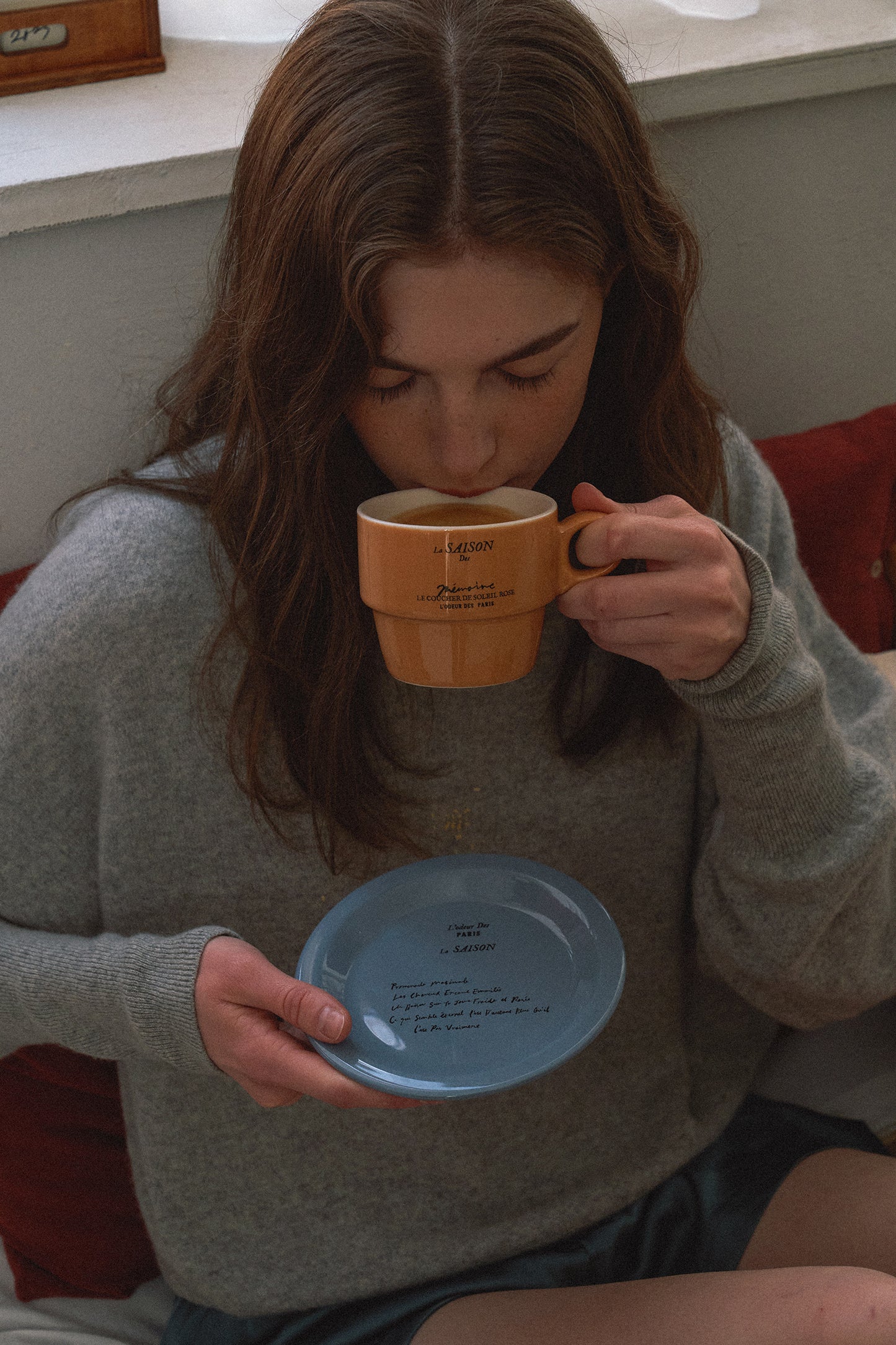 La Saison Saucer (Grey Blue)