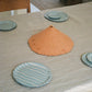 Plate Stripe Baby Blue