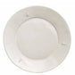 La Rochère Bee ceramic dinner plate in ecru with embossed bee motif