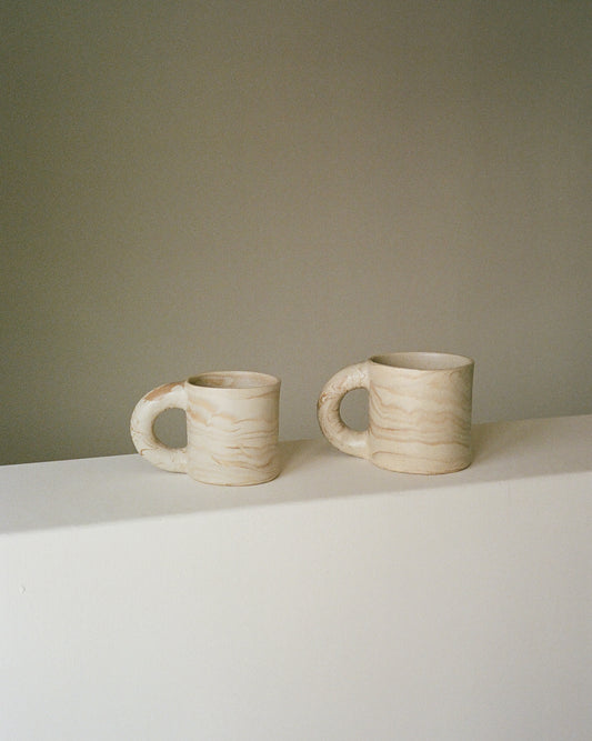 Marble Mug Ivory S