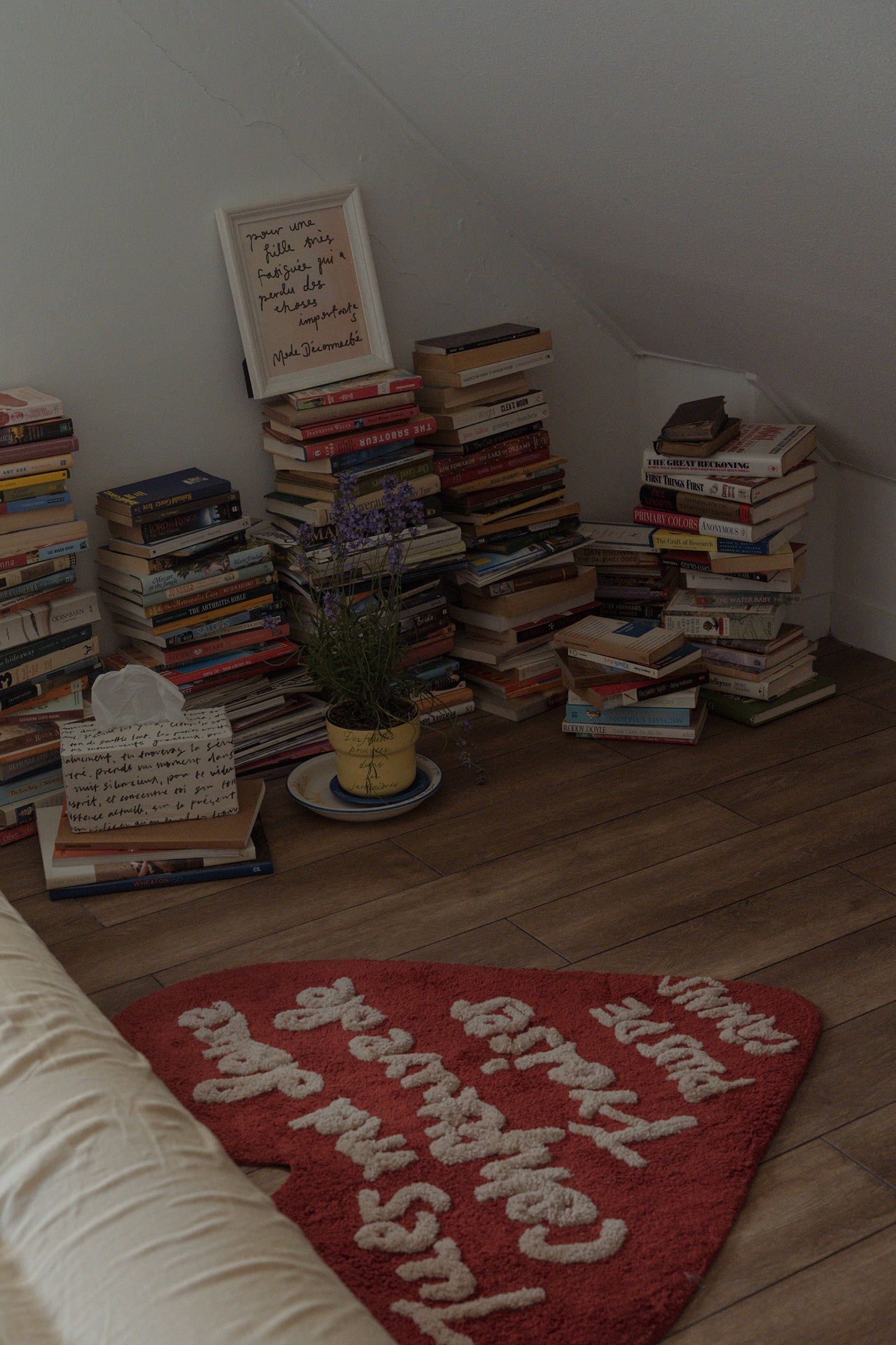 Heart Shaped Rug (Chilli)