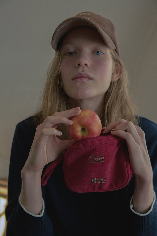 Easy-Peasy Corduroy Pouch (Chilli)