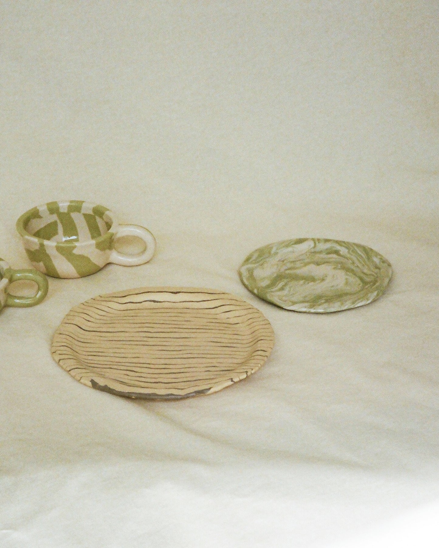 Plate Marble Sage