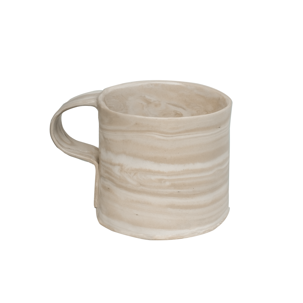 Paper Mug Marble Beige 400ml