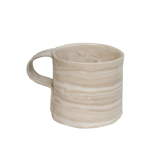 Paper Mug Marble Beige 400ml