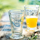 La Rochère Versailles iced tea glass styled with an iced beverage