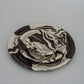 Plate Marble Black