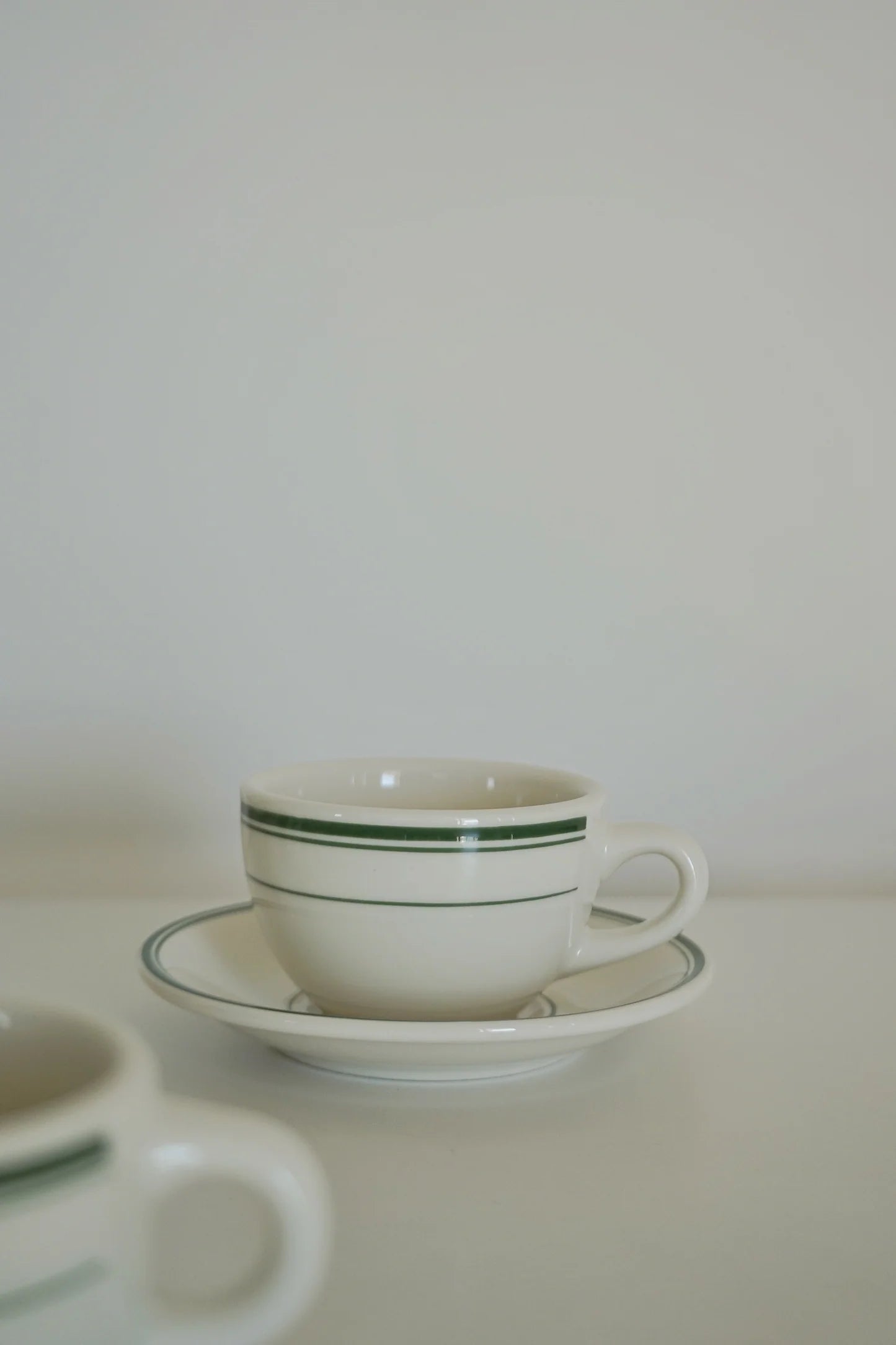 Green Bay Round Coffee Cup with Saucer