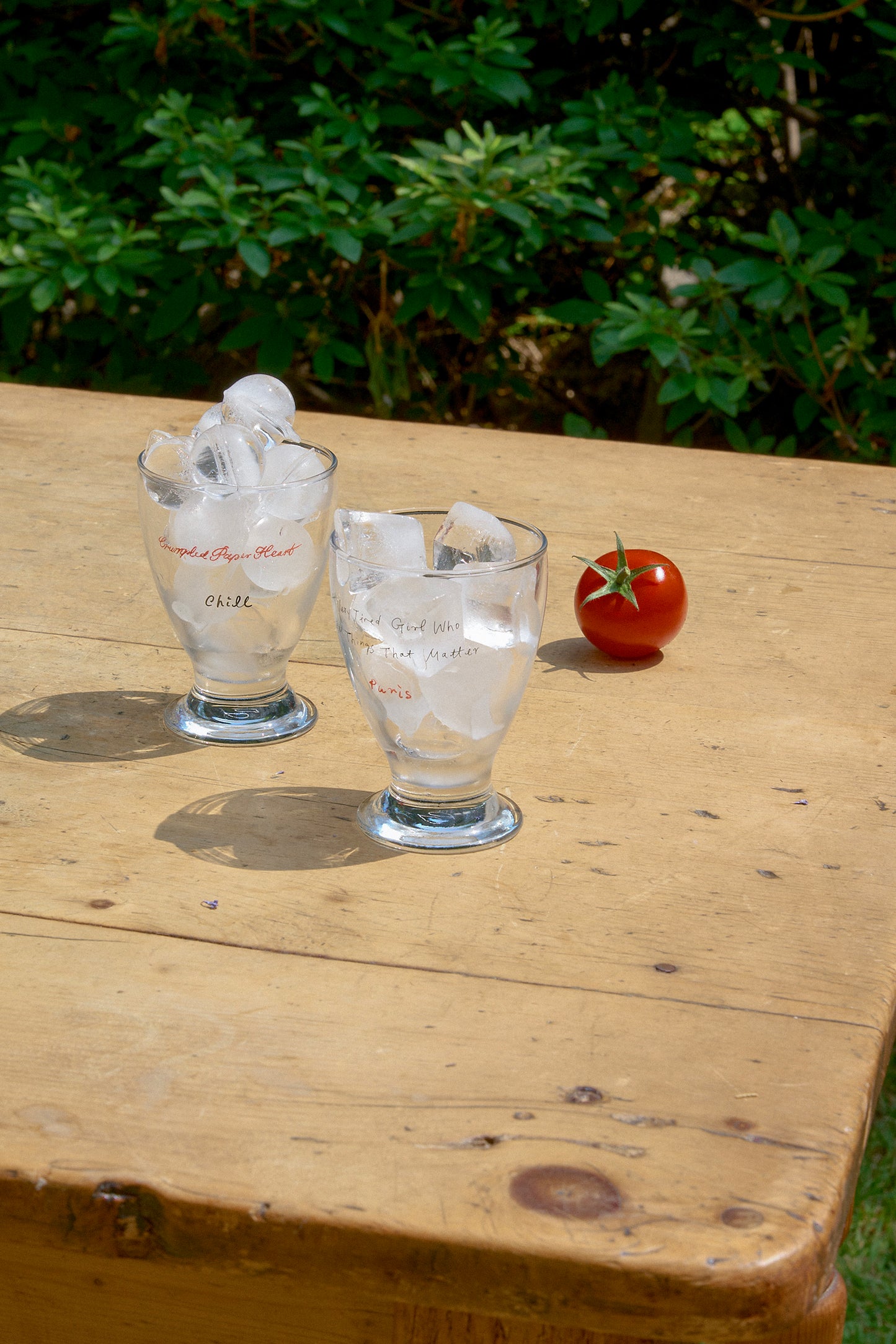 Paper Heart Glass Goblet