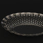 Stainless steel oval bread basket side view – Roger Orfevre
