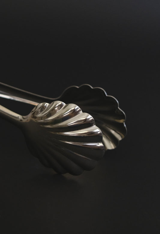 Roger Orfevre 21cm stainless steel bread tong for professional bread service