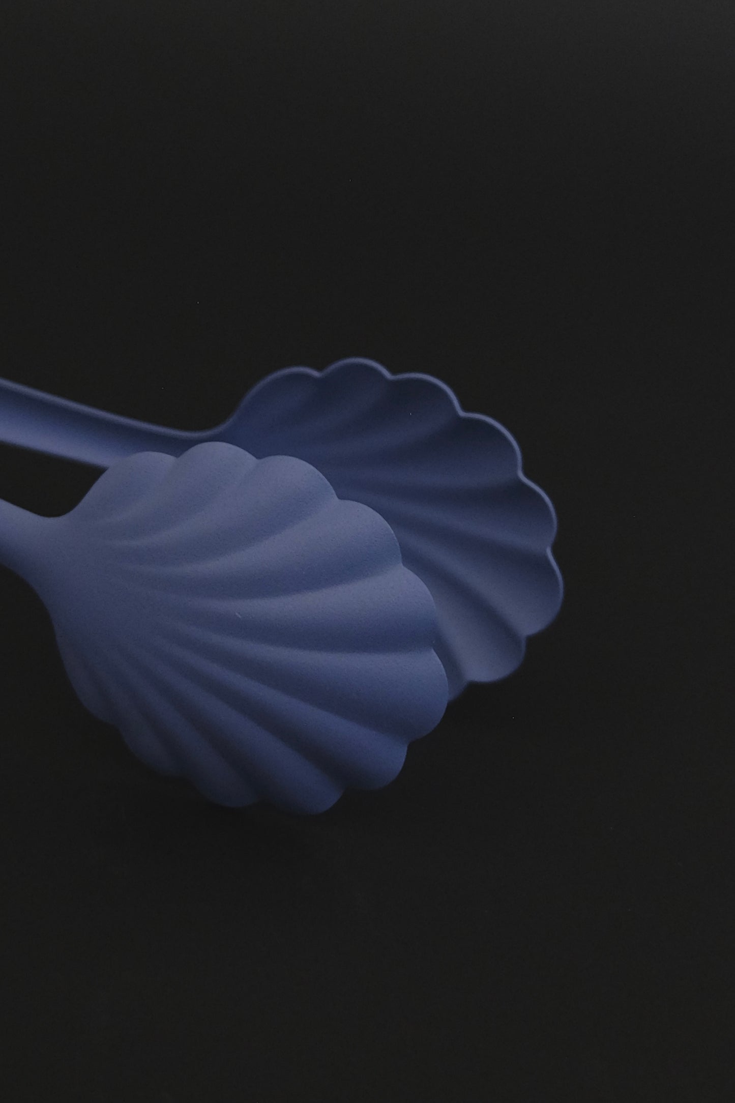 Roger Orfevre 21cm pastel blue bread tong for artisan bread service