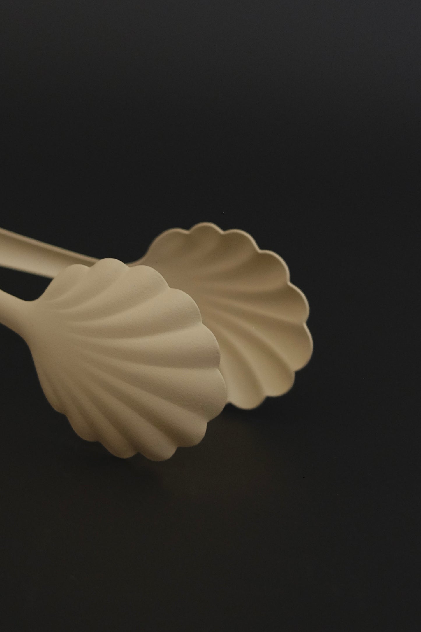 Roger Orfevre 21cm cream bread tong for artisan bread service