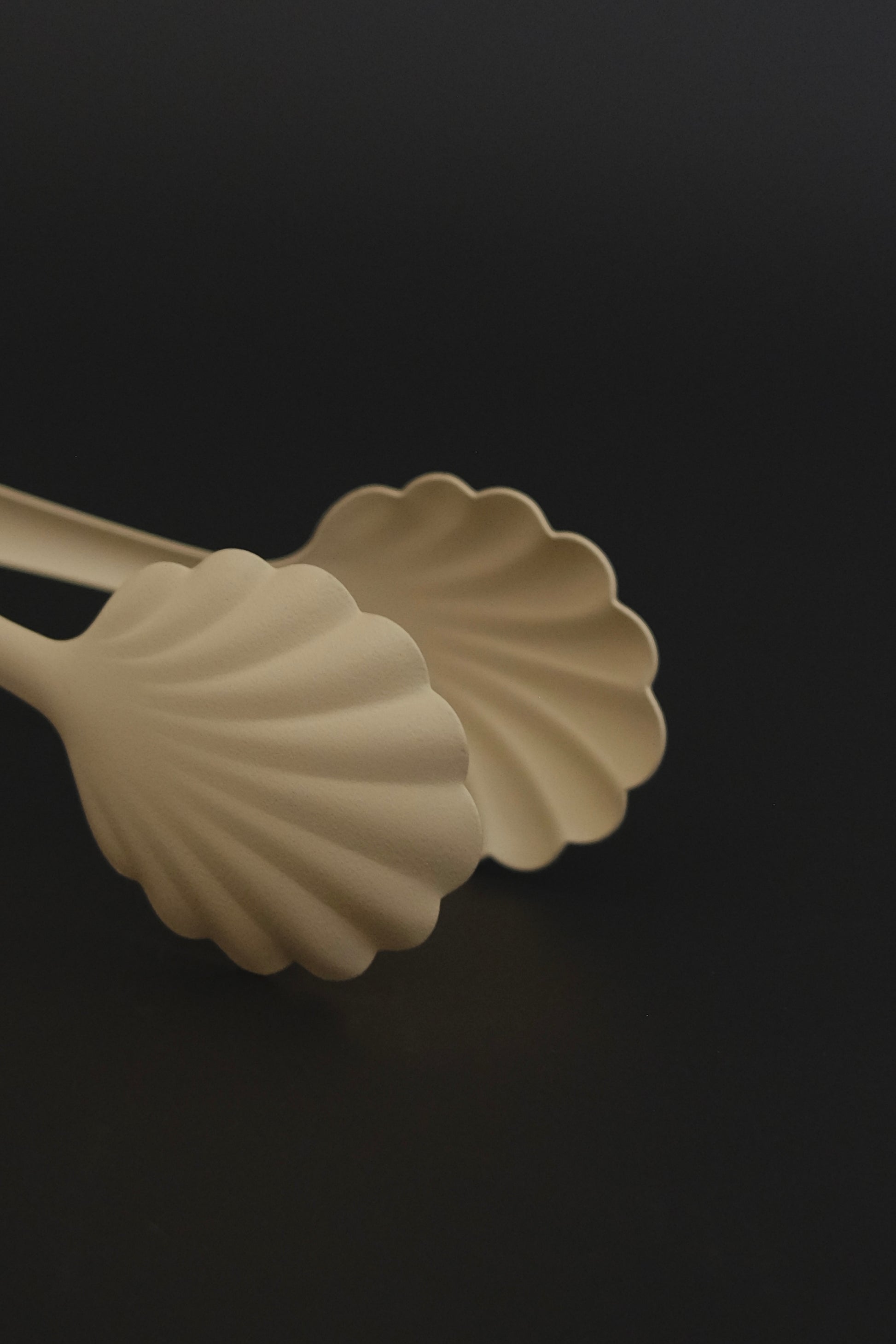Roger Orfevre 21cm cream bread tong for artisan bread service