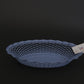 Roger Orfevre pastel blue bread basket styled with sourdough bread