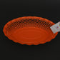 Roger Orfevre burnt orange woven bread basket for artisan bread service