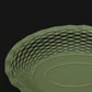 Pastel green bread basket 25x18cm side view – Roger Orfevre