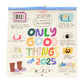 2025 Only Good Things 12-Month Wall Calendar