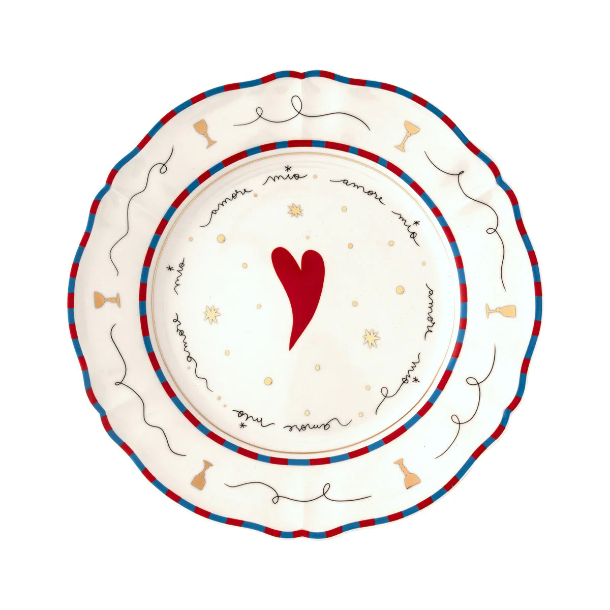 Heart Dinner Plate 26.5cm