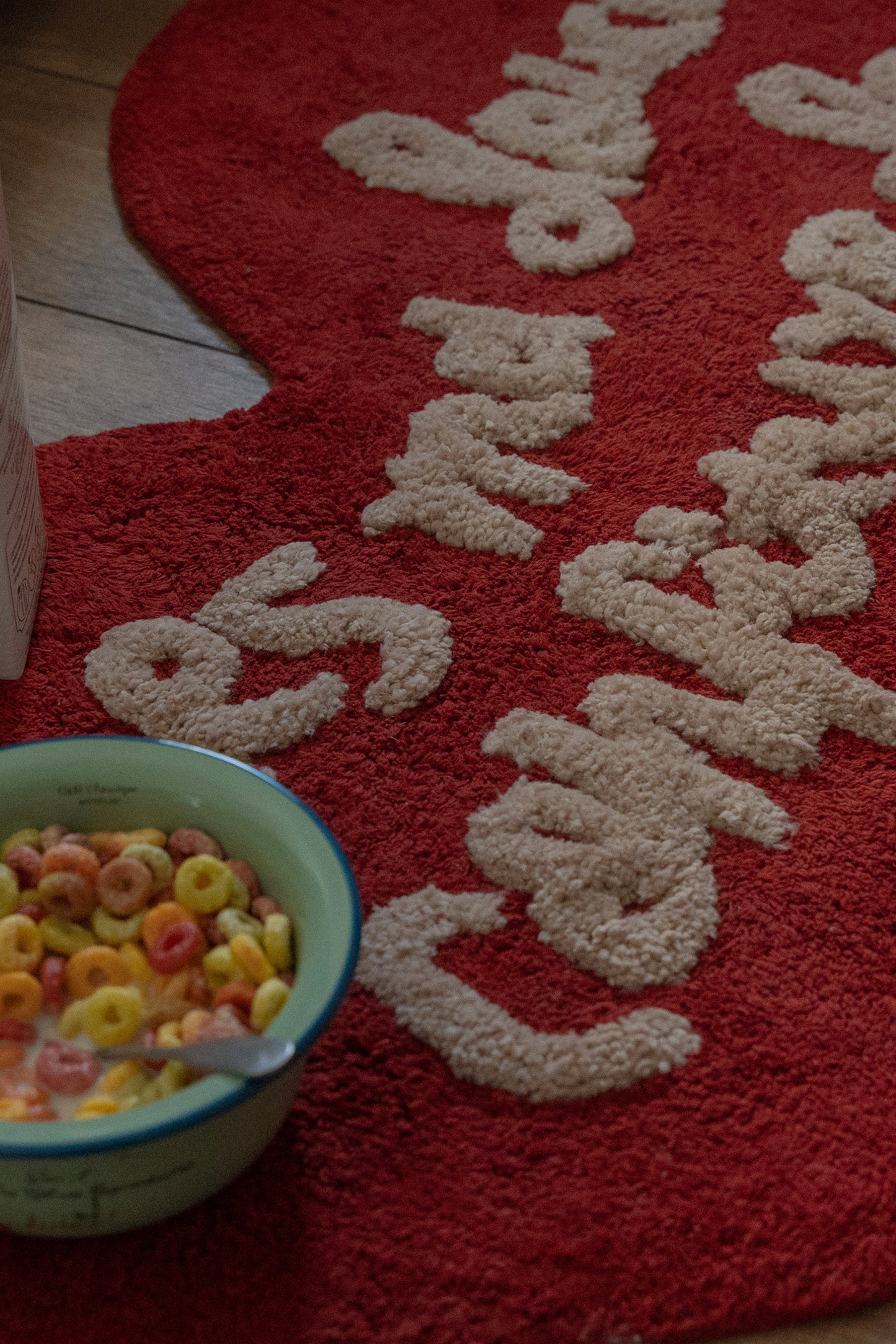 Heart Shaped Rug (Chilli)