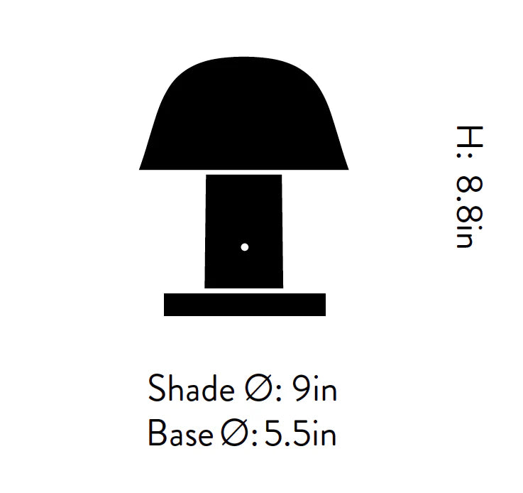 Setago Portable Lamp (Maroon and Grape)