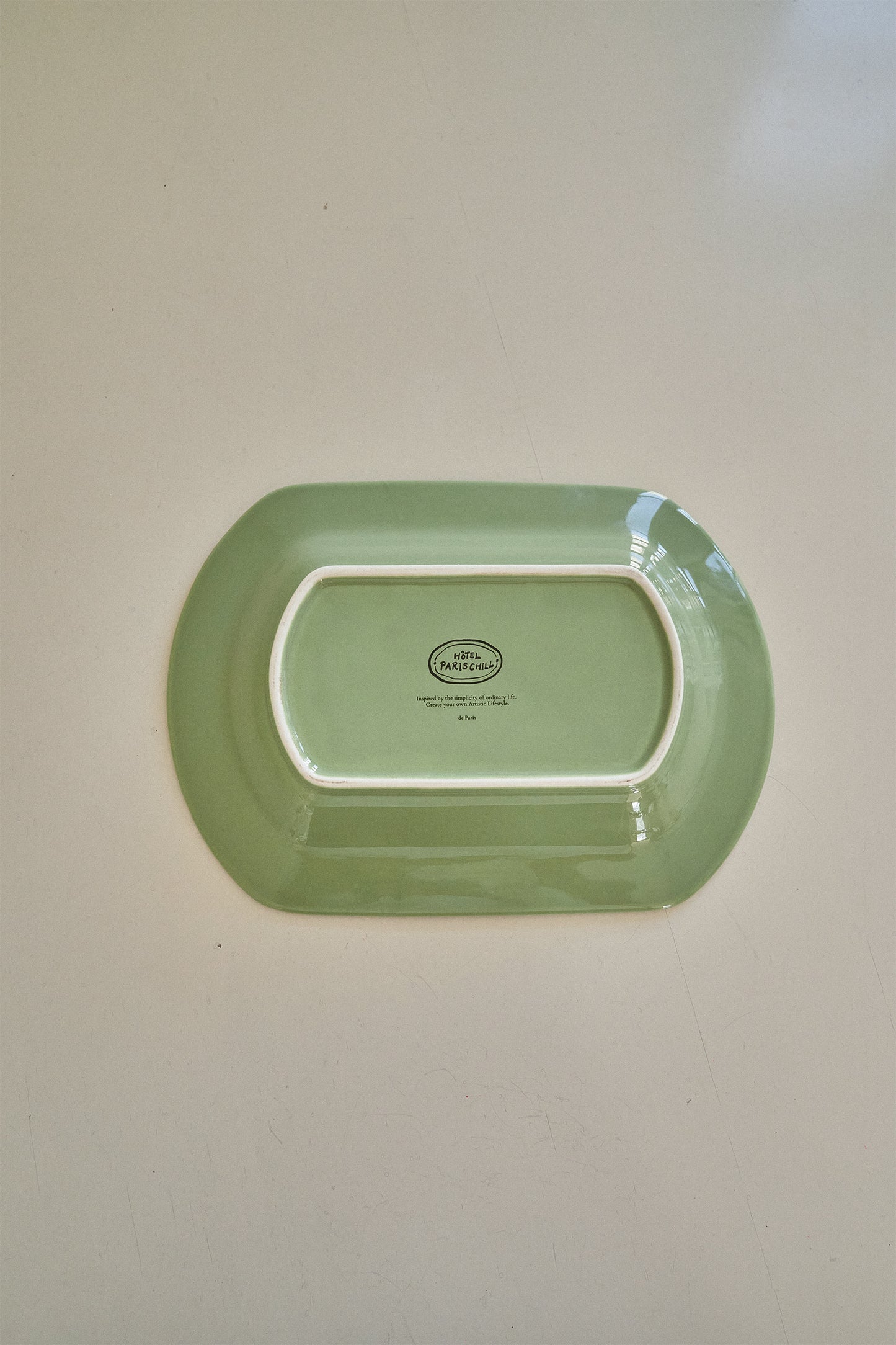 Le Paradis Square Plate (Olive)