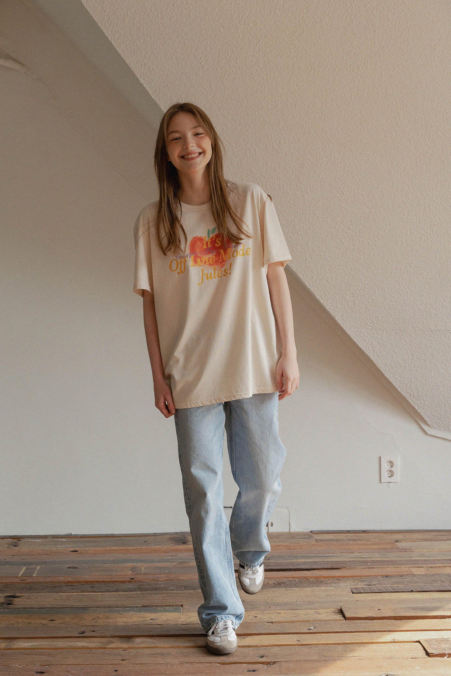 Tired Girl T-Shirt (Linen)