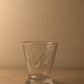 La Rochère Versailles tumbler with ornate French relief pattern in clear glass