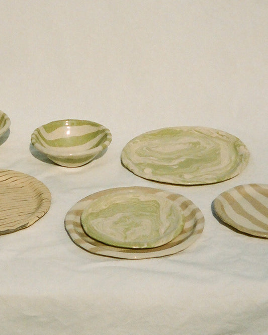 Plate Marble Sage