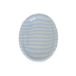 Egg Plate Stripe Baby Blue