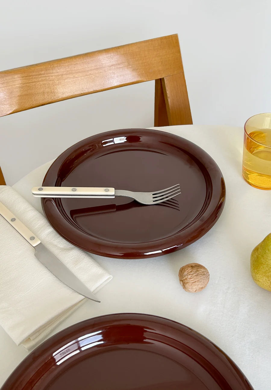 Rolli Dinner Plate - Chocolate