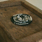 Plate Marble Black
